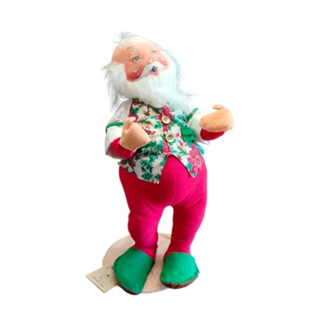 Vintage 1994 Annalee Mobilitee Dolls Santa Christmas‎ Figure Made in USA #5603